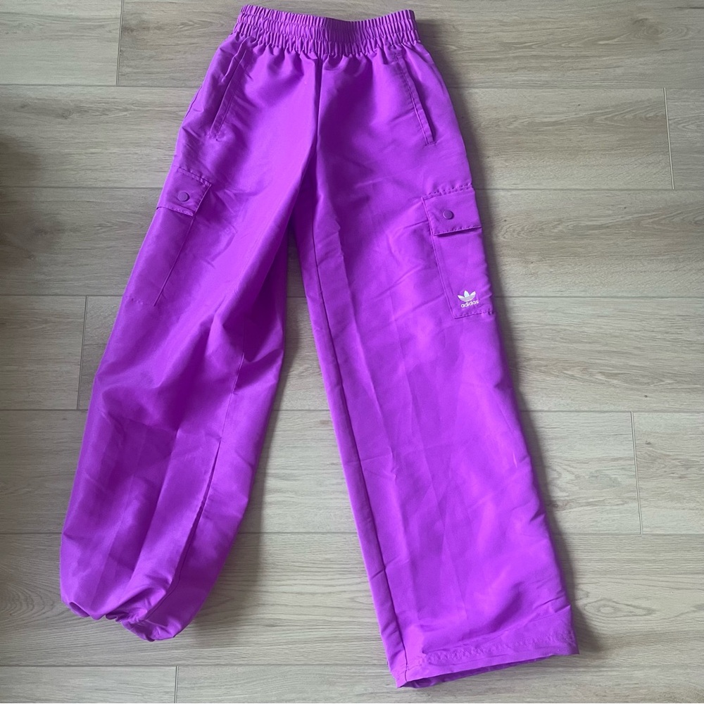 New Adidas Purple Cargo Pants